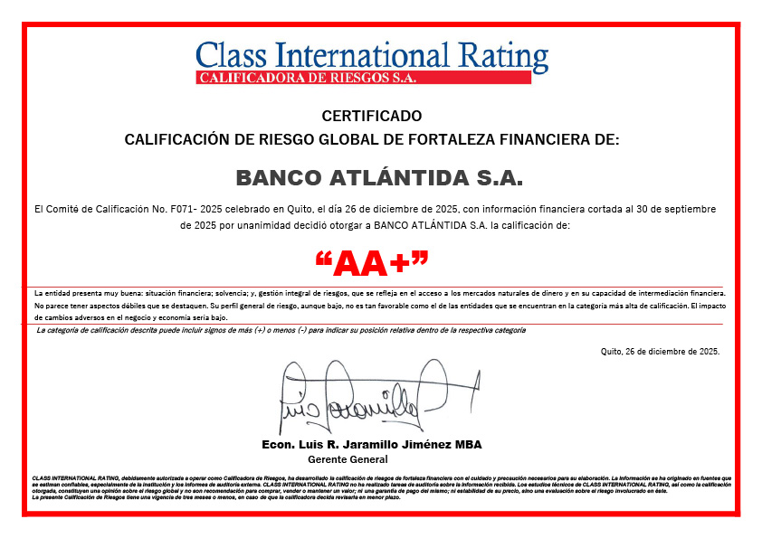Calificación de Riesgo